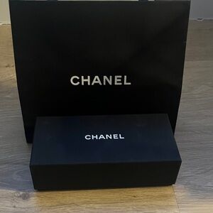 Chanel Black Gift glasses Box and Bag